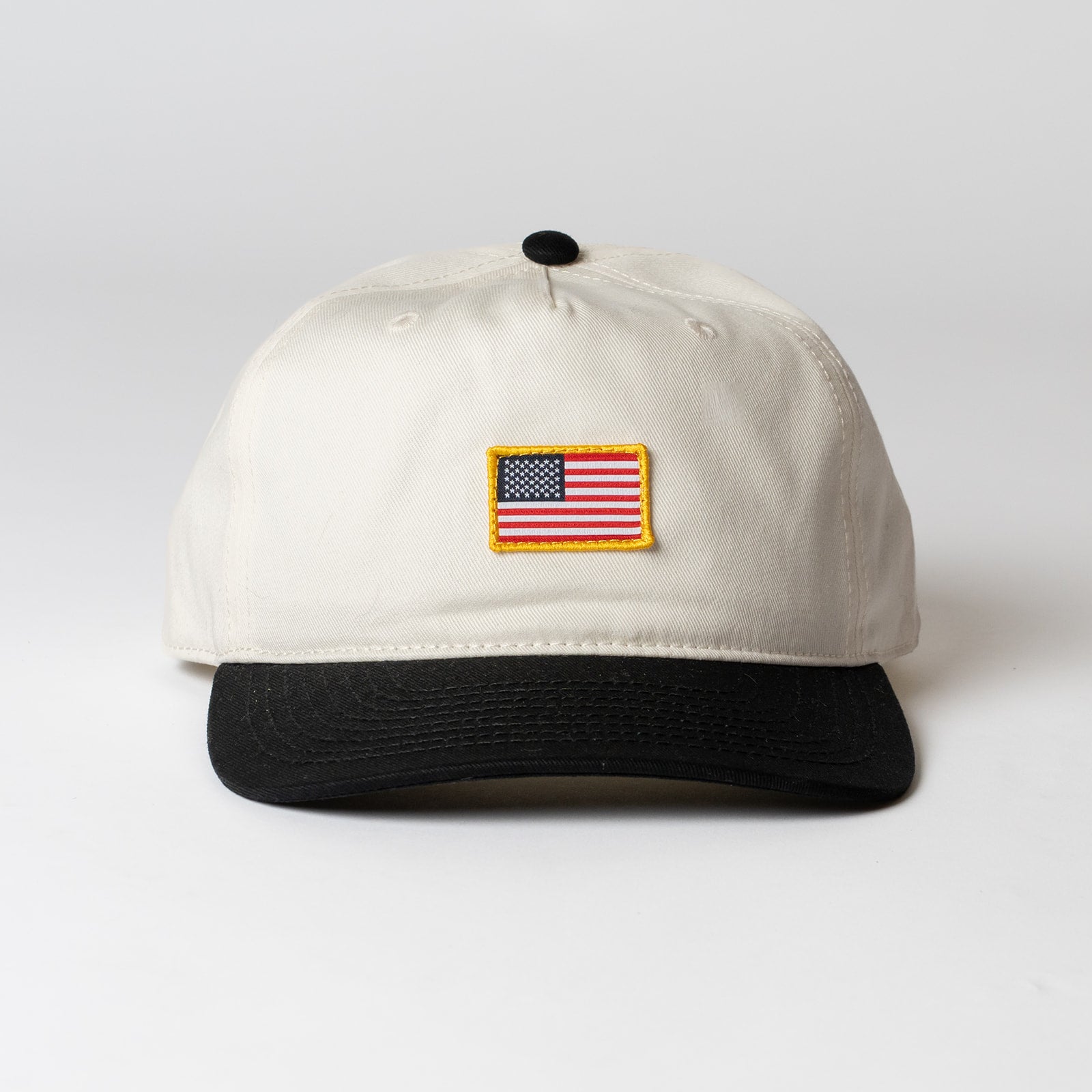 Flag Patch Two Tone Snapback Hat